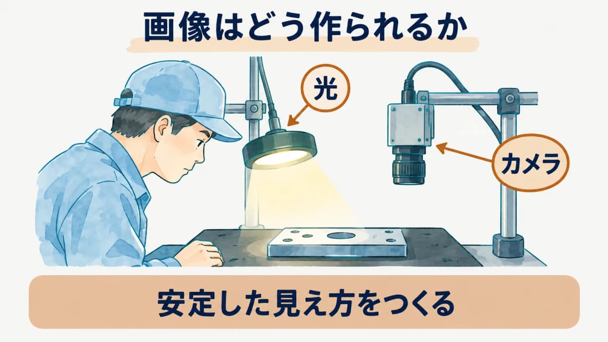 対象物と撮像位置を整理する図