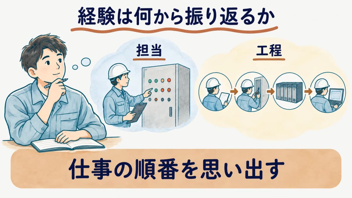 制御設計の経験を工程で整理する図